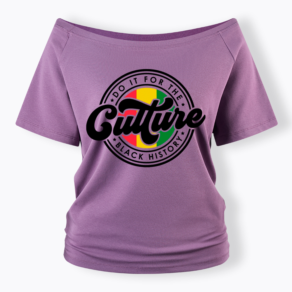 Do It For The Culture Do It For The Culture Off Shoulder T-shirt