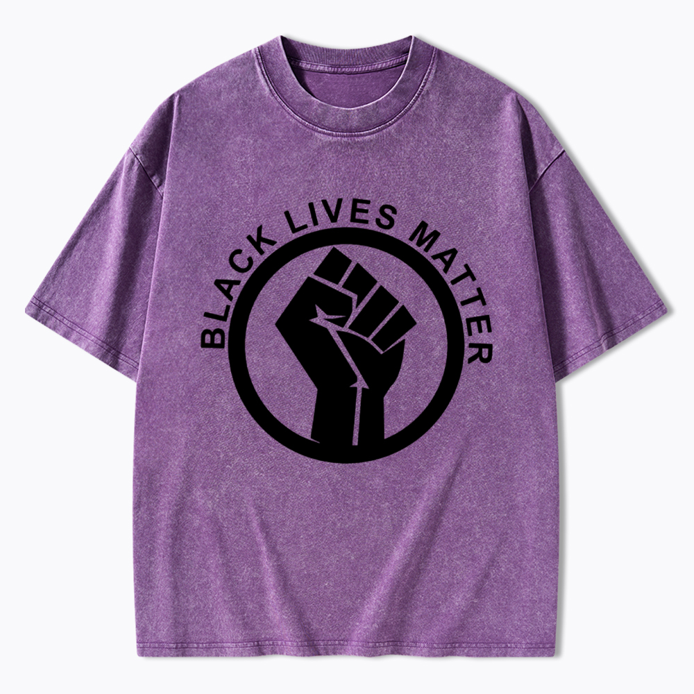Black Lives Matter Washed T-Shirt