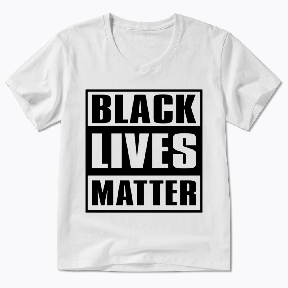 Black Lives Matter Equality Rights V-Neck Classic T-Shirt