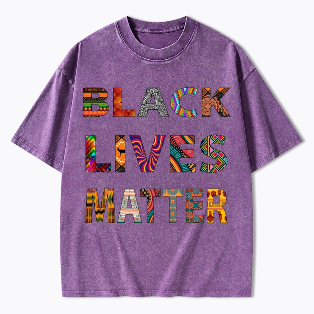 Black Lives Matter Diversity Washed T-Shirt