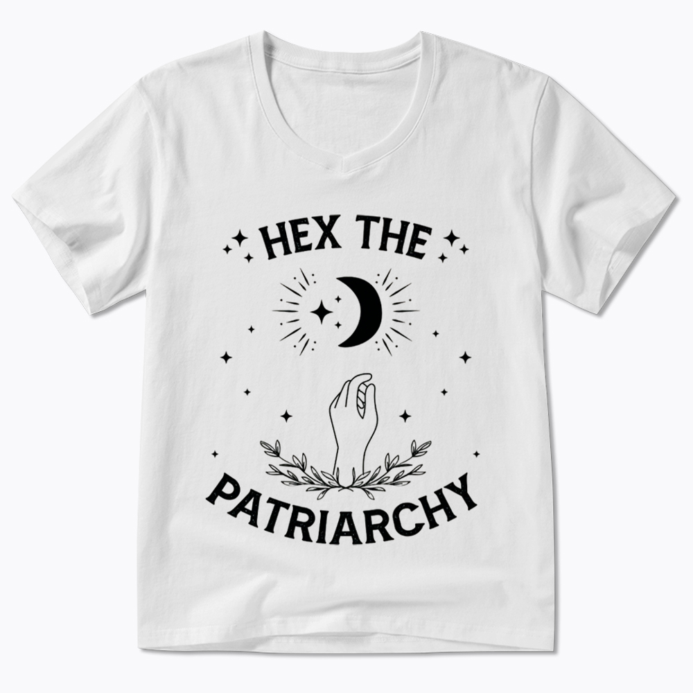 Hex The Patriarchy V-Neck Classic T-Shirt