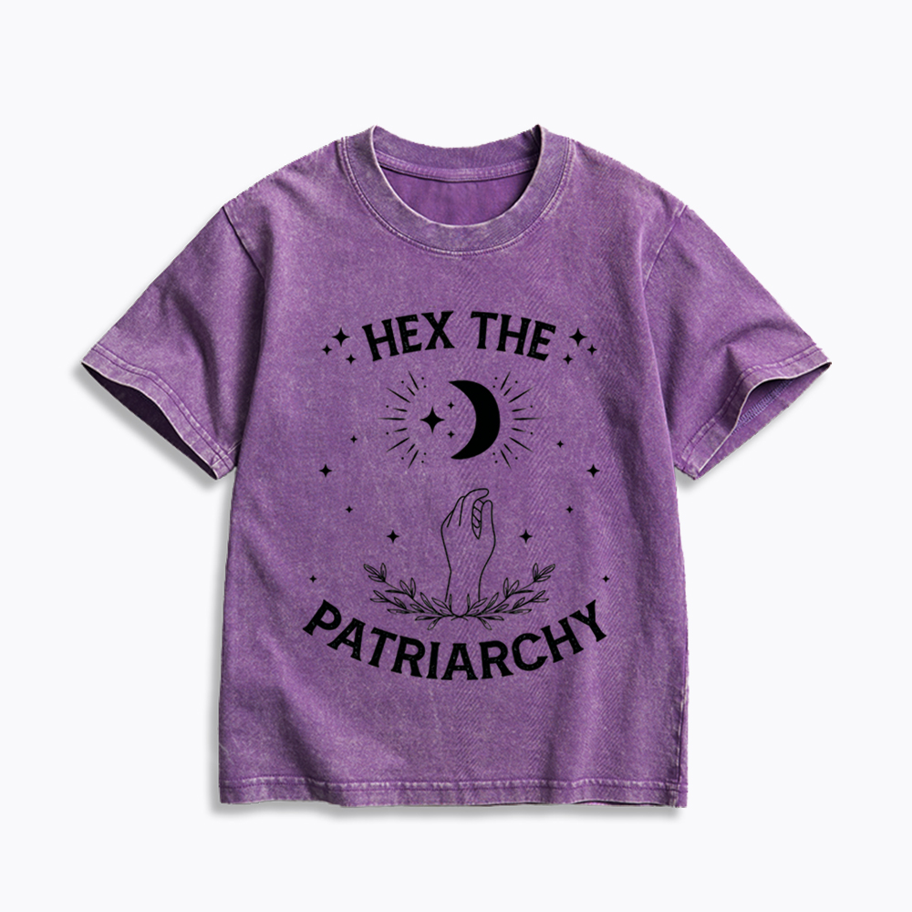 Hex The Patriarchy Kids Washed T-Shirt