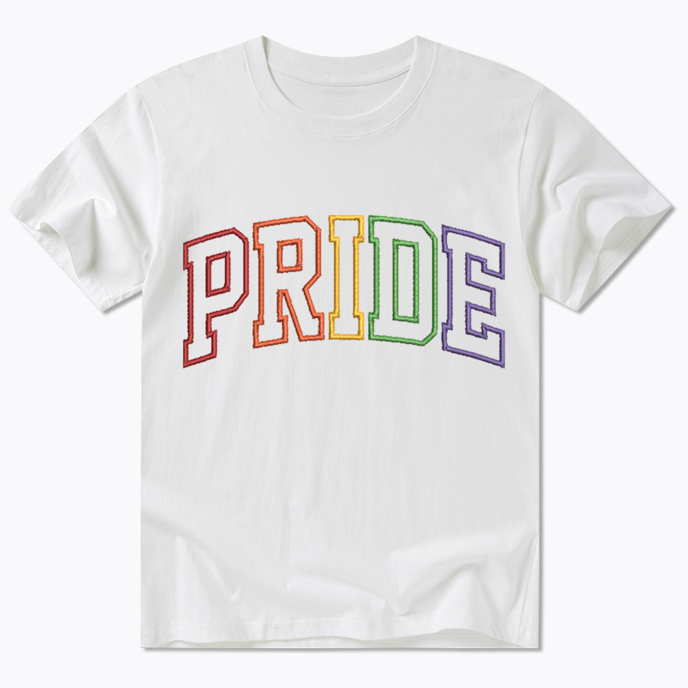 Embroidered Pride Classic T-Shirt