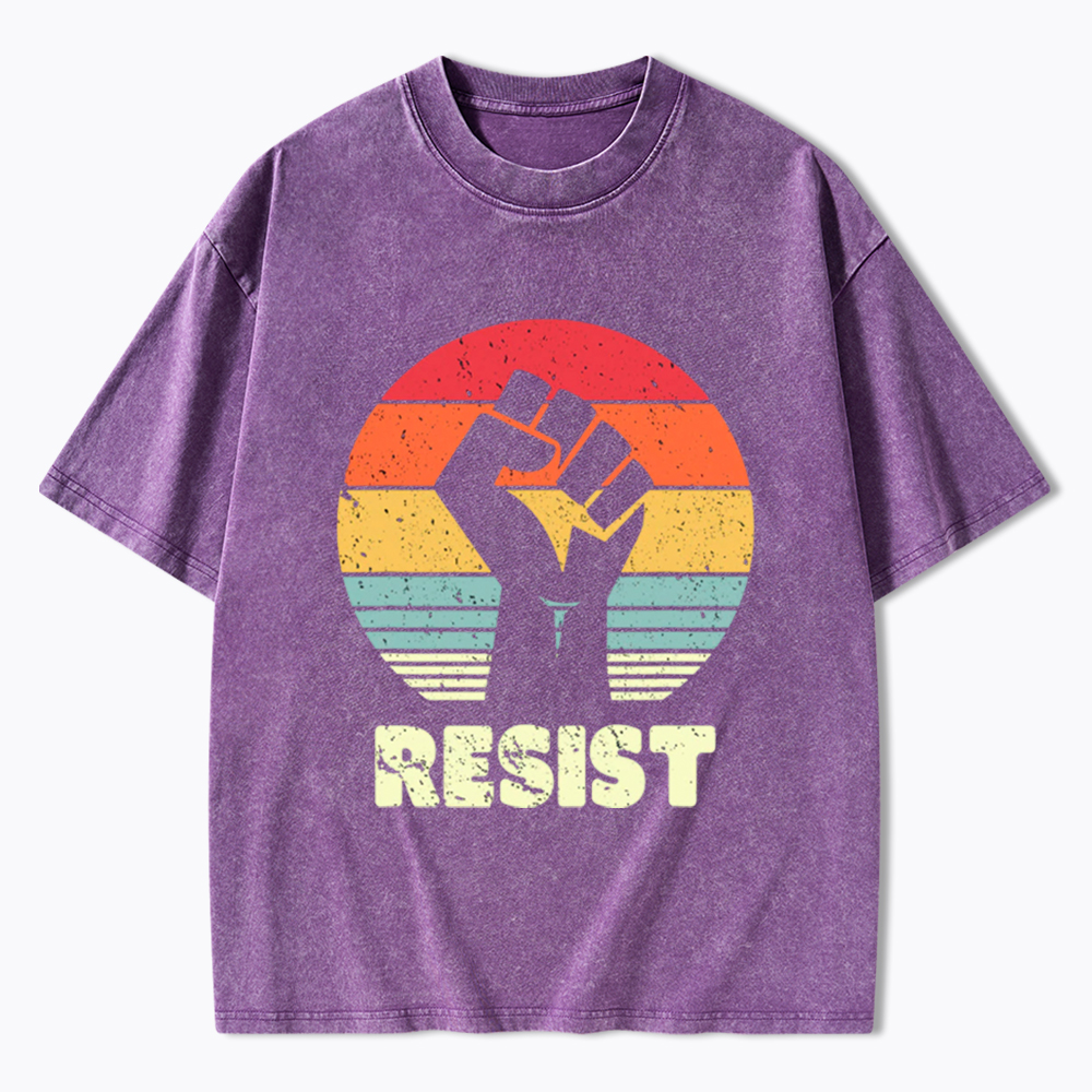 Resist Fist Washed T-Shirt