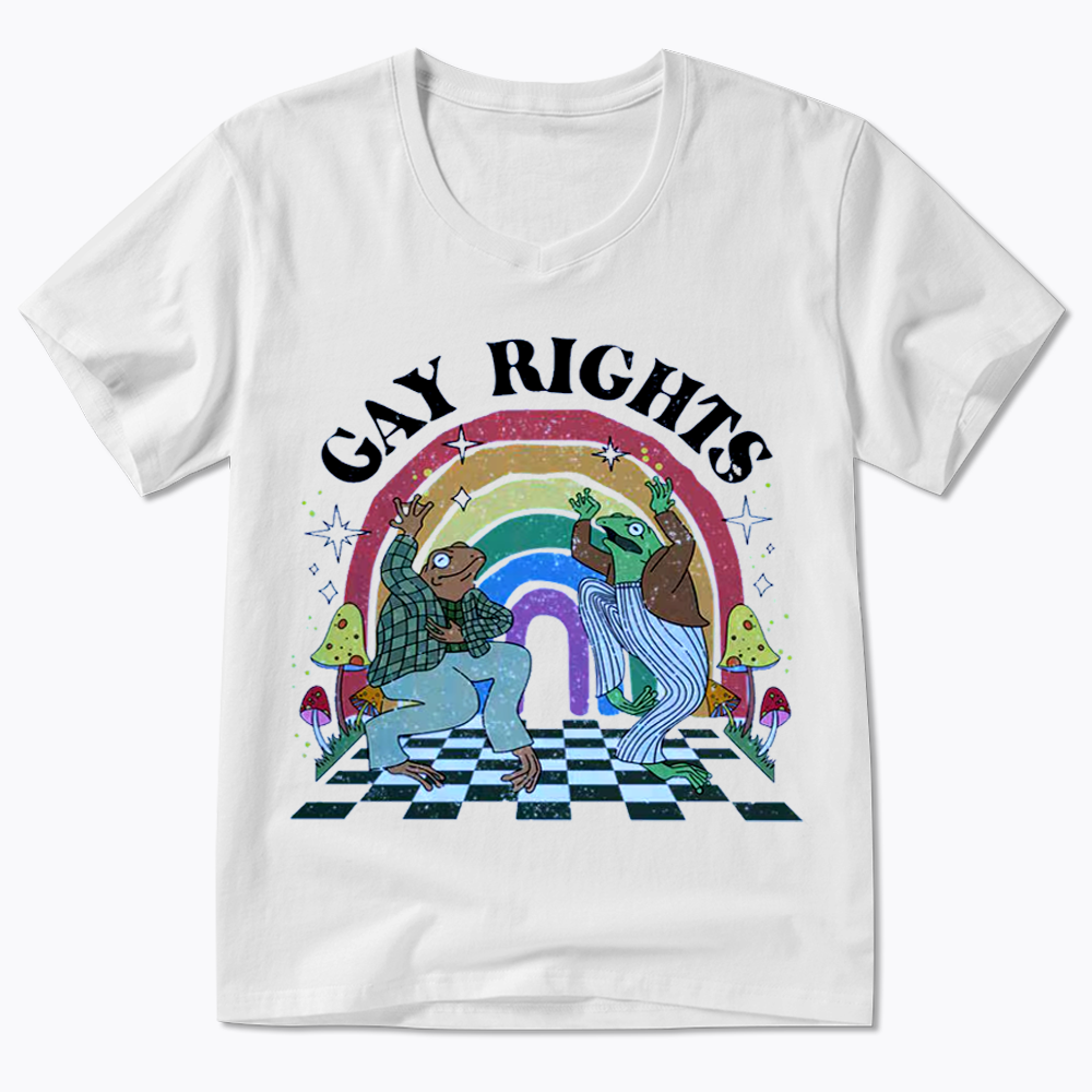 Pride Flag V-Neck Classic T-Shirt