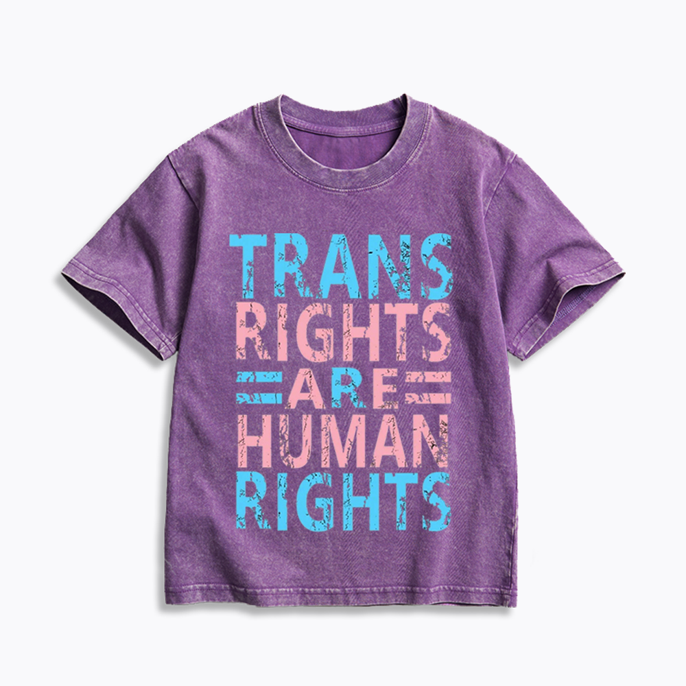 Human Rights Kids Washed T-Shirt 