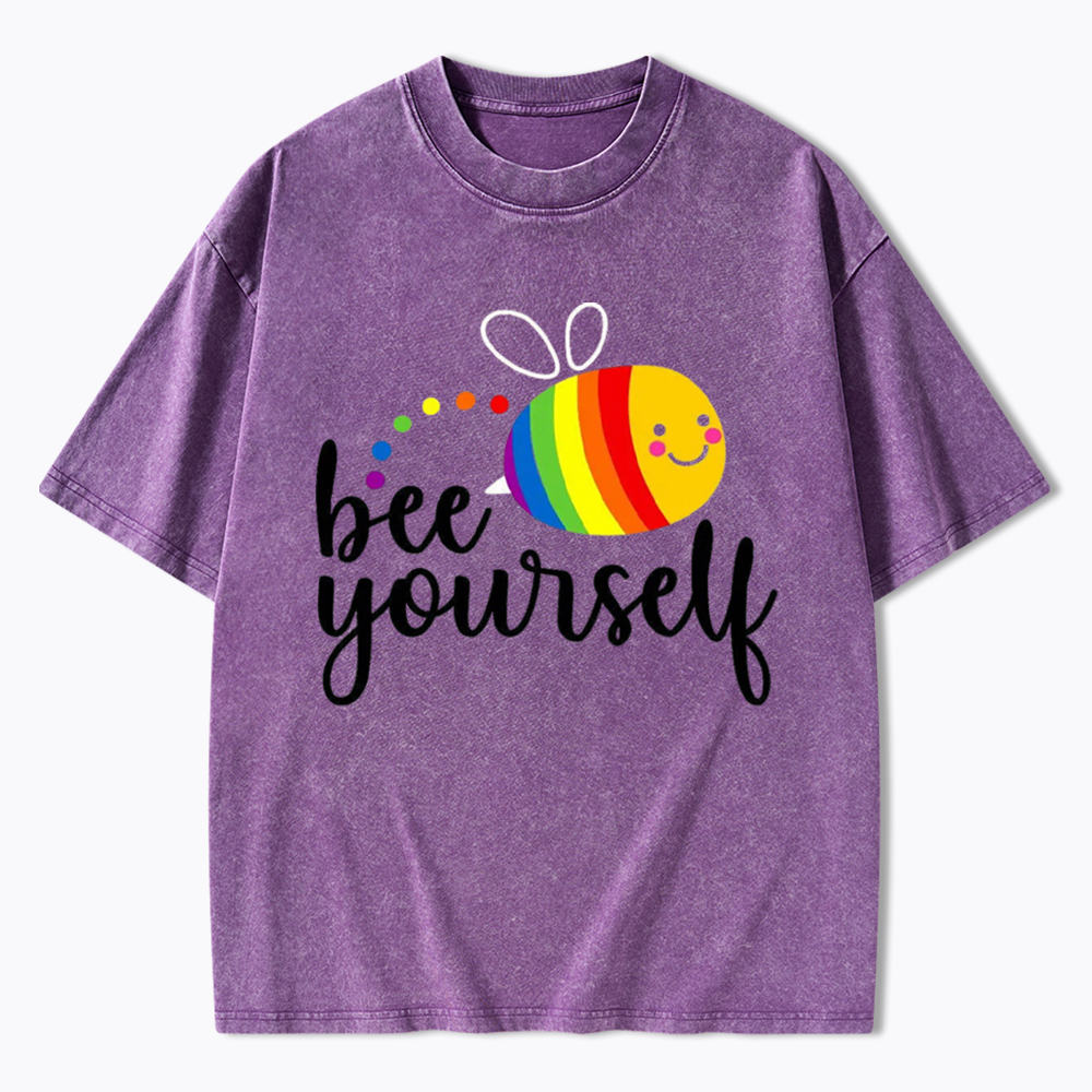 Bee Yourself Washed T-Shirt