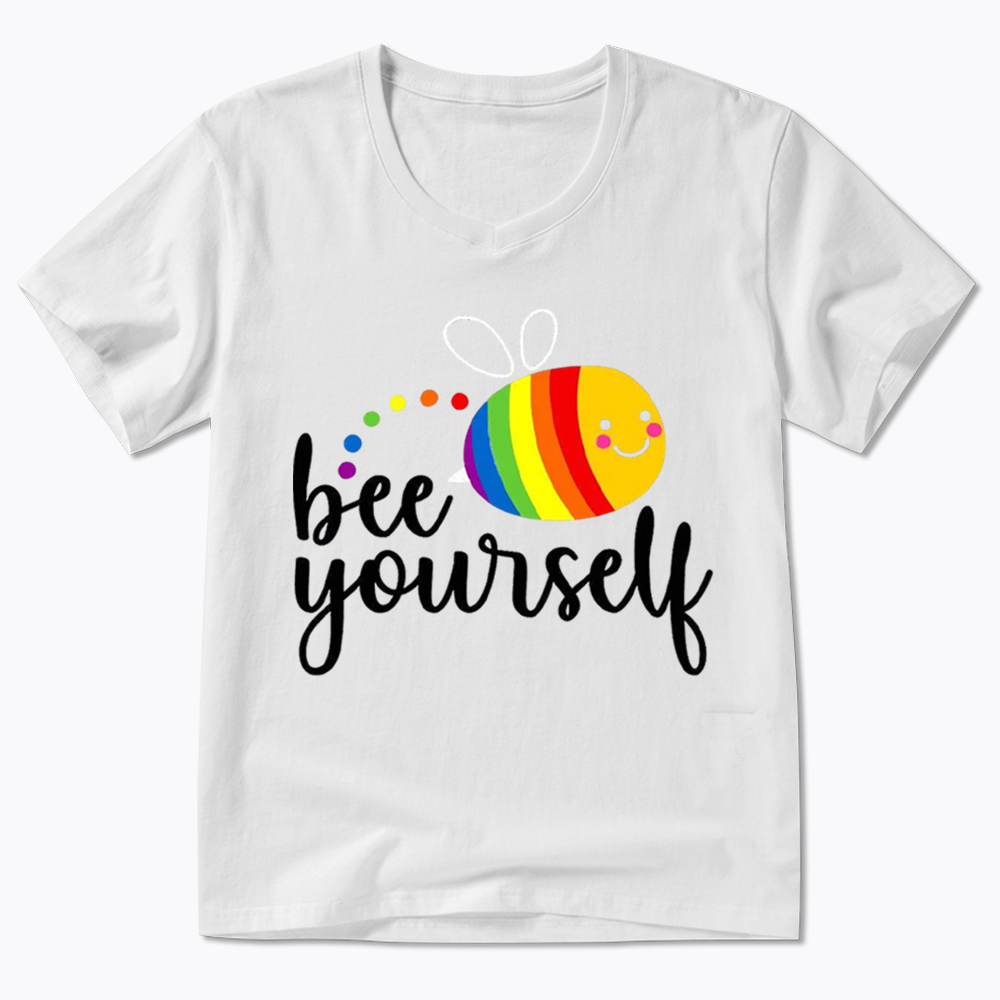 Bee Yourself V-Neck Classic T-Shirt