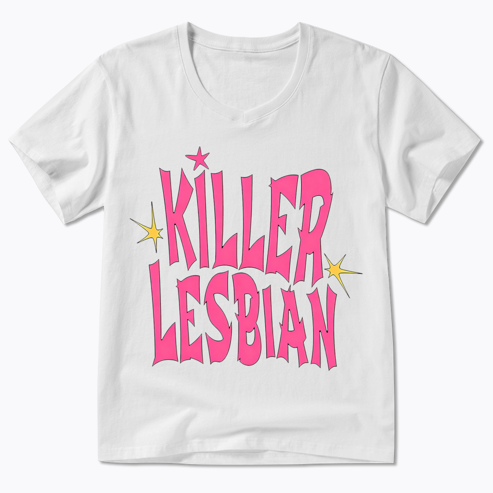 Killer Lesbian V-Neck Classic T-Shirt