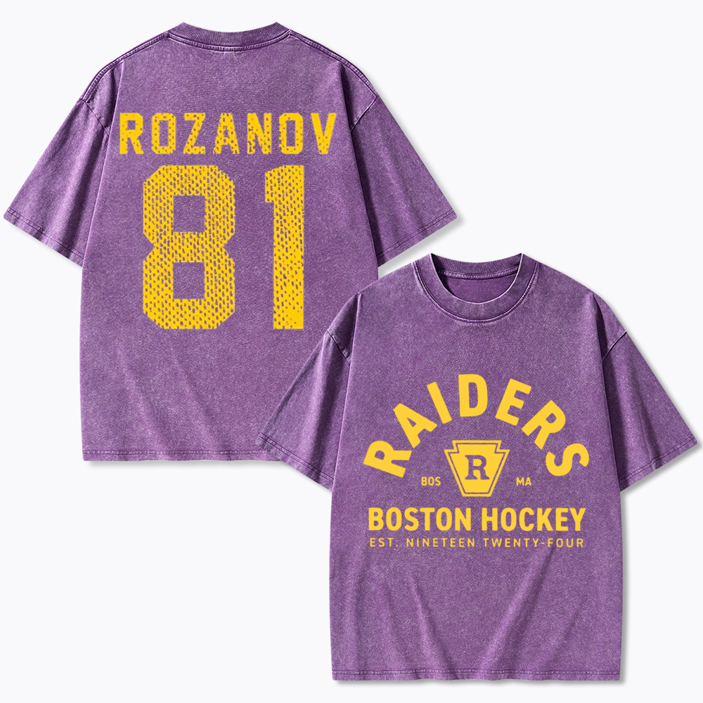 Boston Raiders Hockey Washed T-Shirt