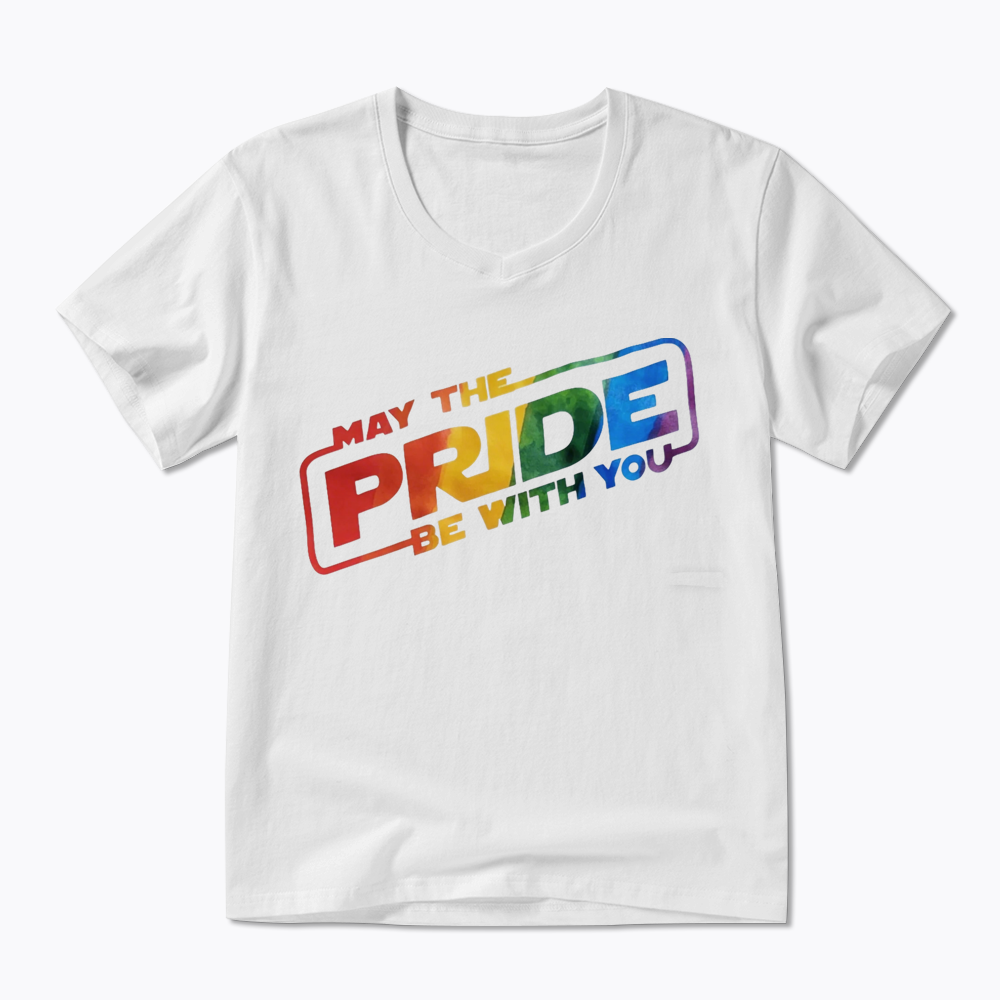 Rainbow Pride V-Neck Classic T-Shirt