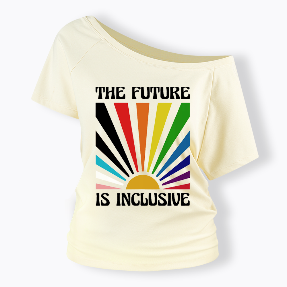 The Future is Inclusive Off Shoulder T-shirt
