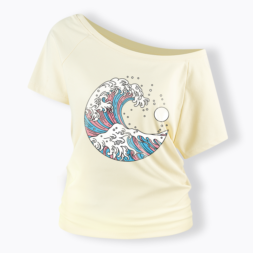 Transgender Off Shoulder T-Shirt