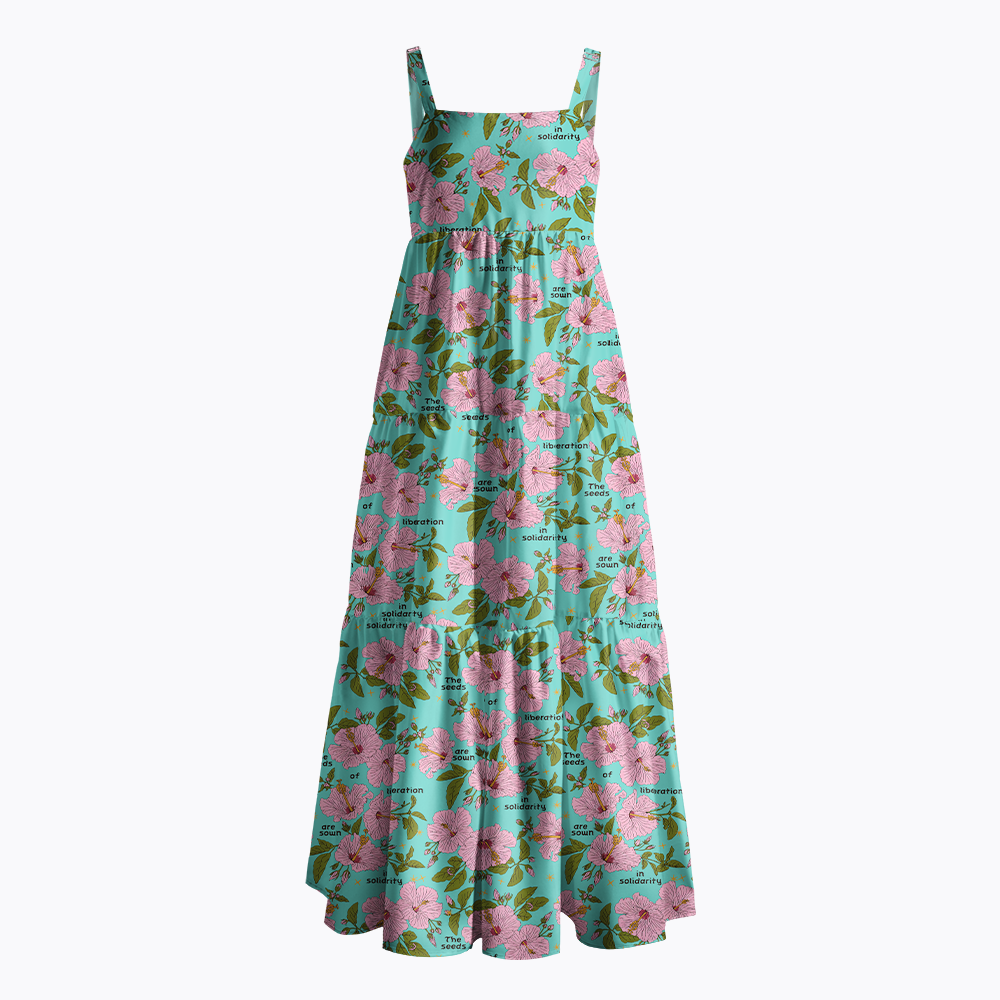 The Seeds of Liberation Maxi Dress