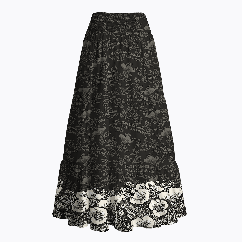 Immigrants Make America Great Maxi Skirt