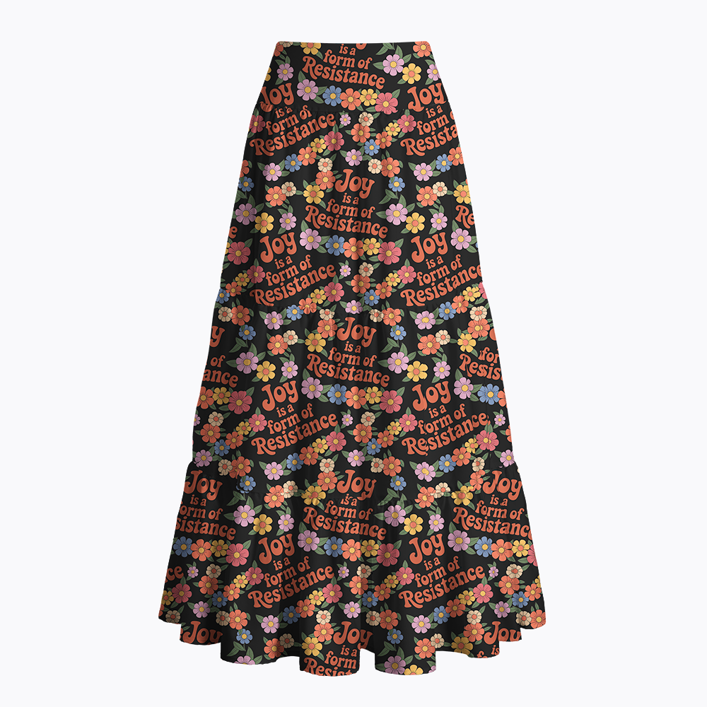 Joy Is a Form of Resistance Maxi Skirt