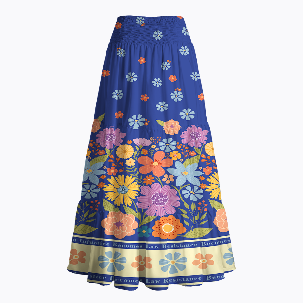 When Injustice Becomes Law Resistance Becomes Duty Maxi Skirt