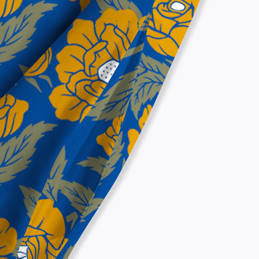Stay Strong Floral Vintage Maxi Dress