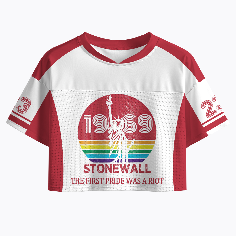Pride 1969 Stonewall Crop Sports Jersey