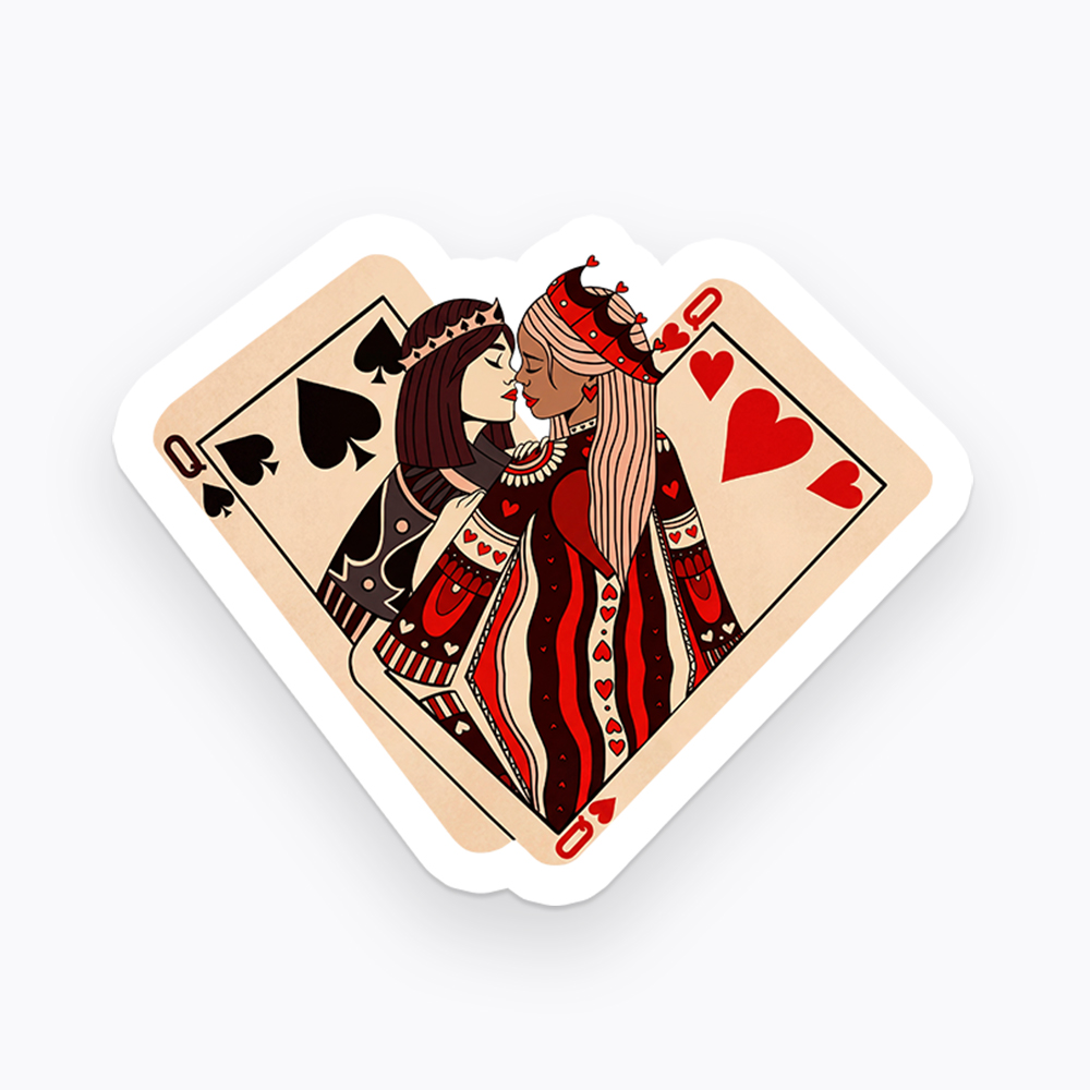 Sapphic Lesbian Sticker