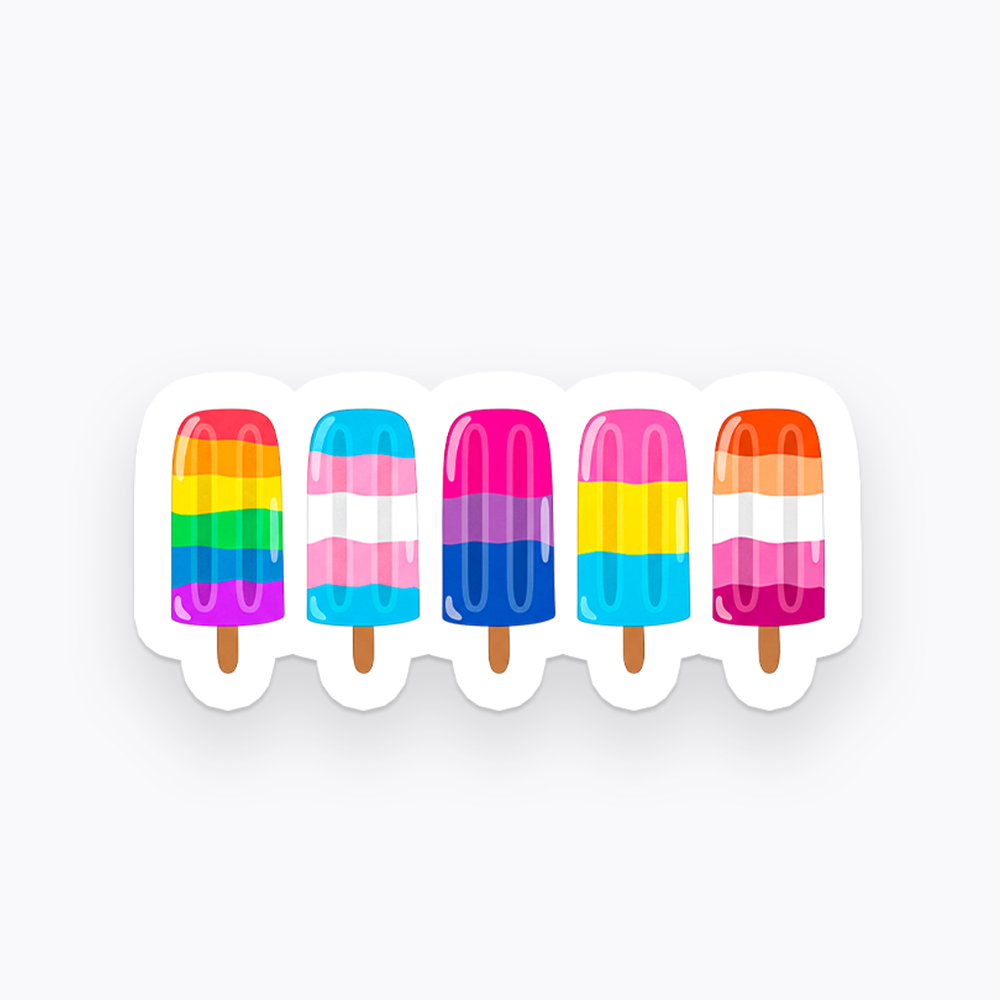 Pride Ice Pops Sticker
