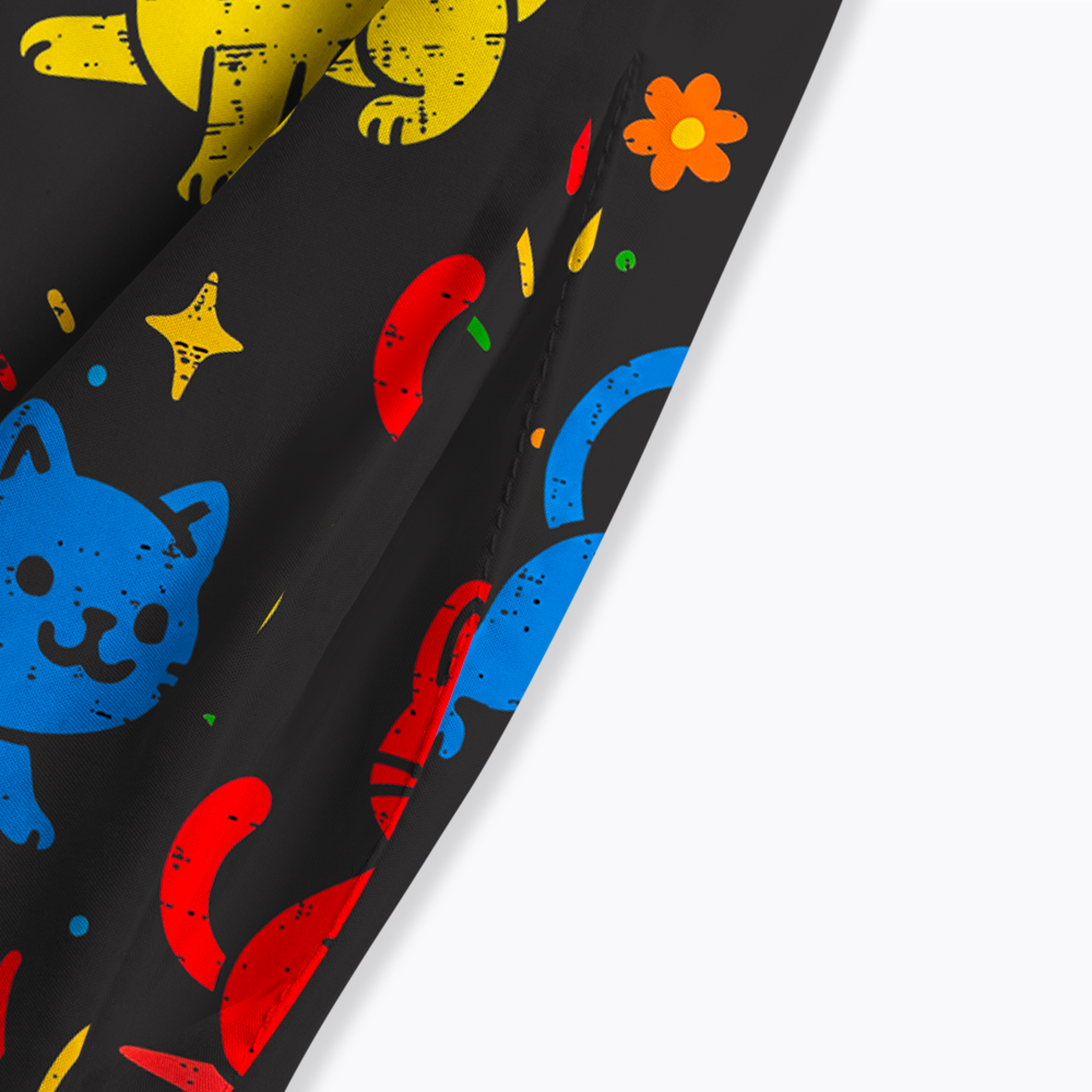 Gay Pride Kawaii Cat Maxi Dress