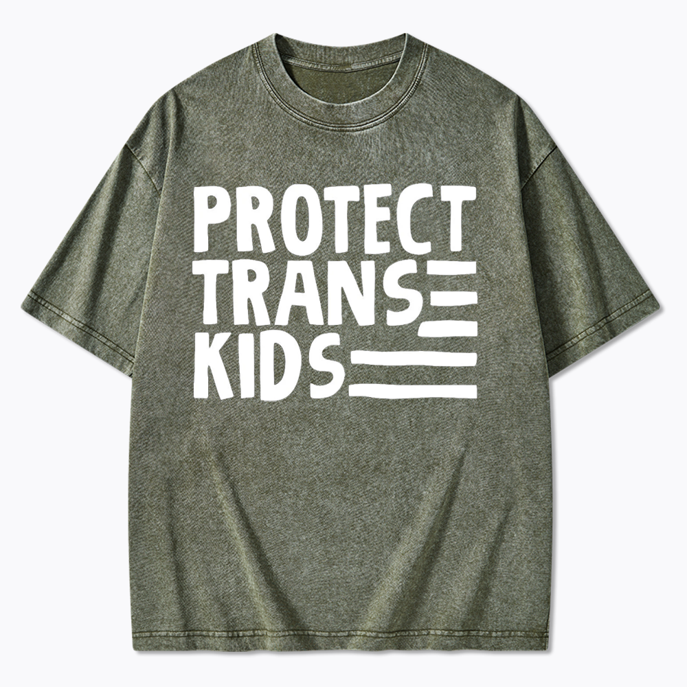 Protect Trans Washed T-Shirts