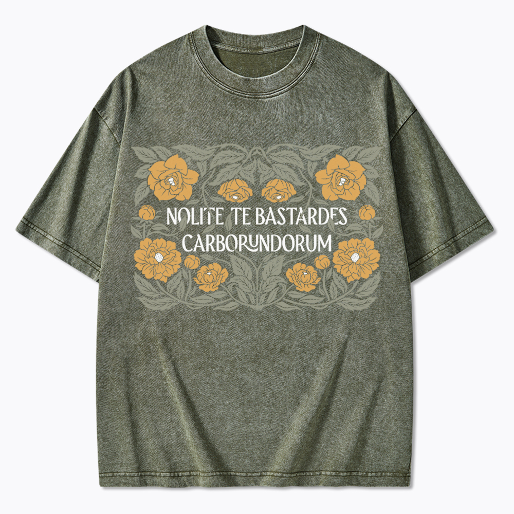 Stay Strong Floral Vintage Washed T-Shirt