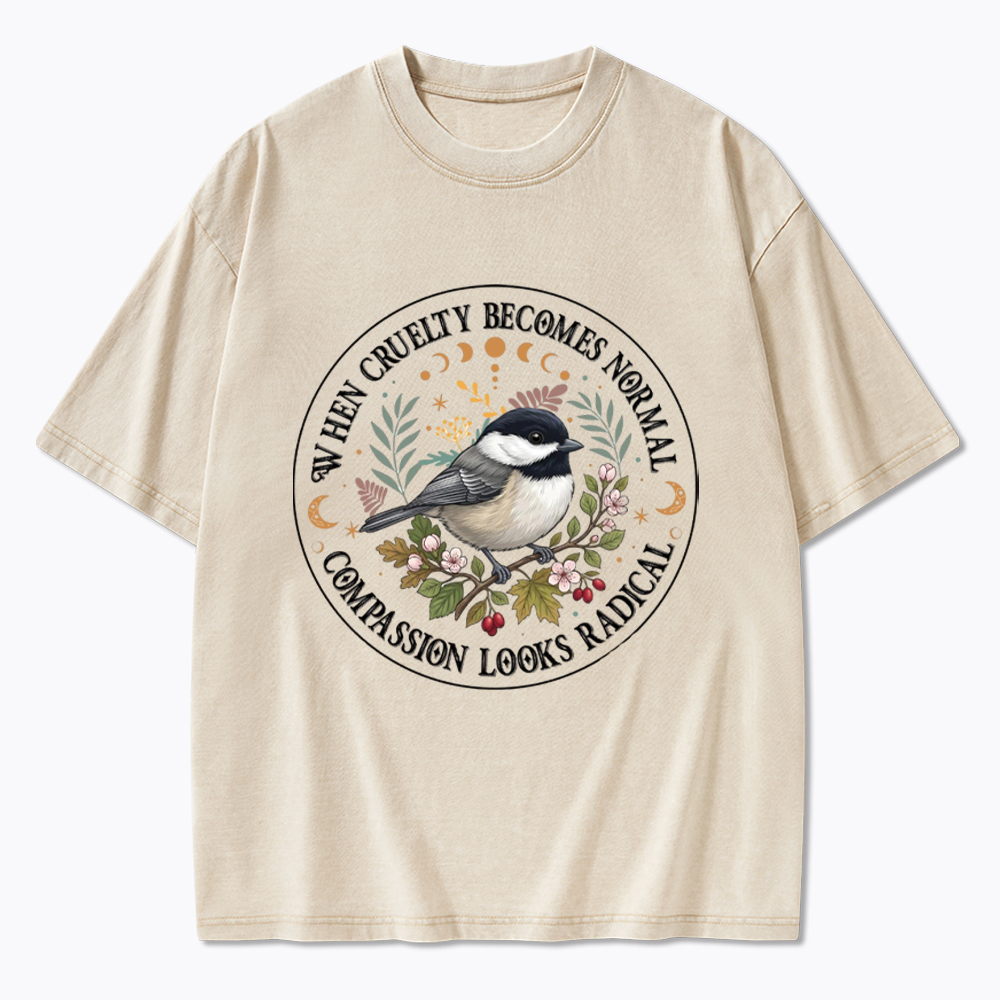 Compassion Looks Radical Washed T-Shirt