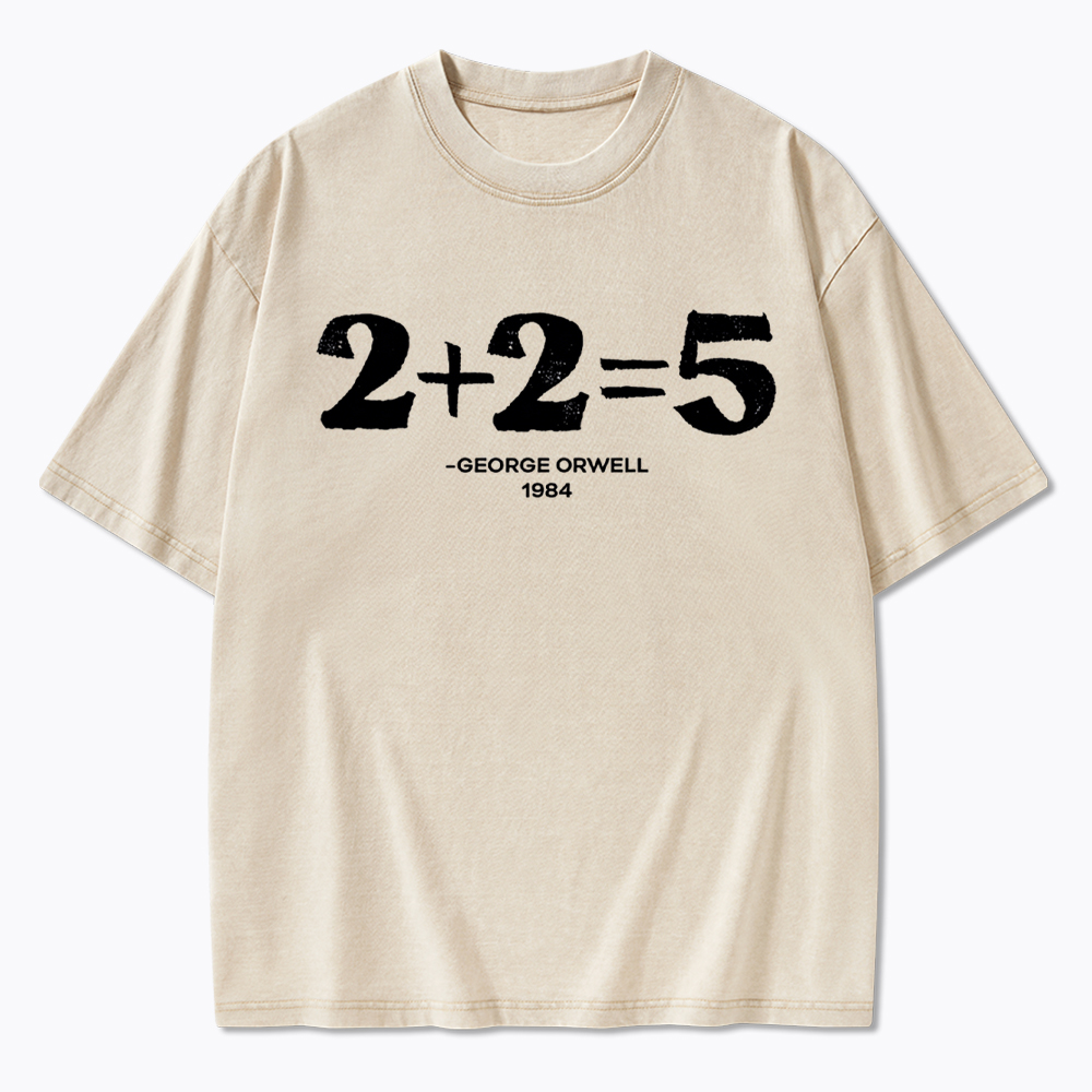 2 + 2 = 5 Washed T-Shirt