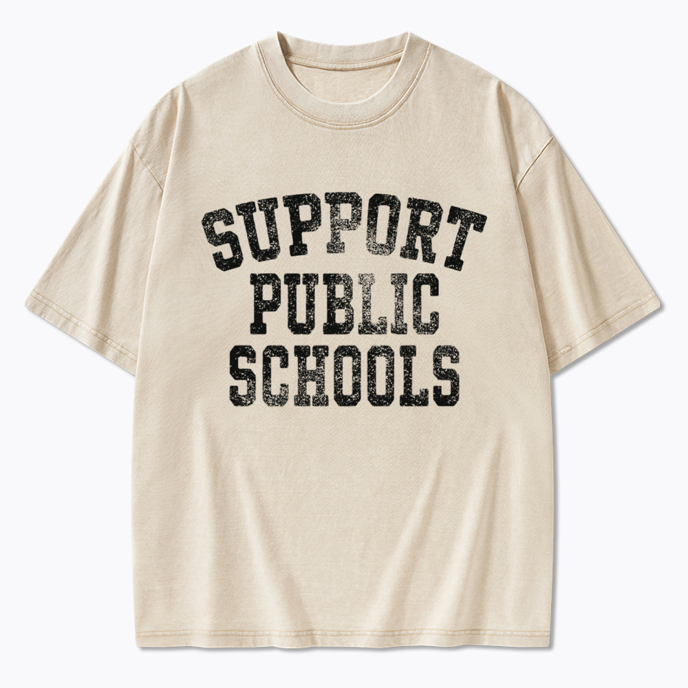 Support Public Schools Washed T-Shirt