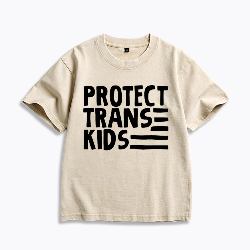 Protect Trans Kids Washed T-Shirts