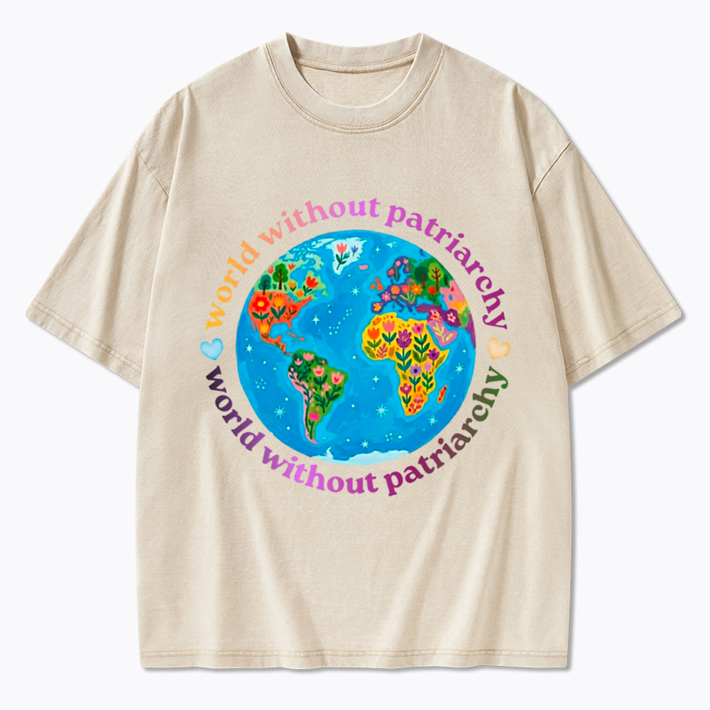 World Without Patriarchy Washed T-Shirt