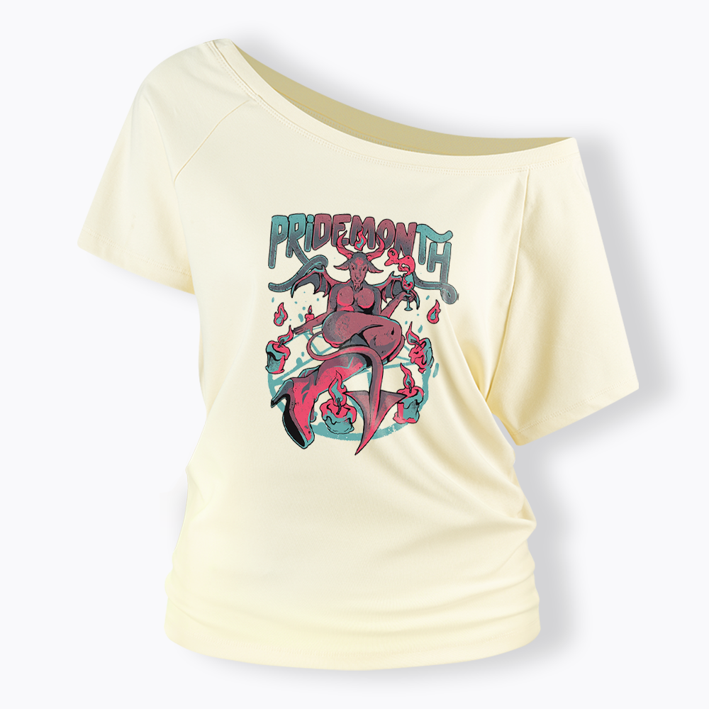 Pridemonth Off Shoulder T-shirt