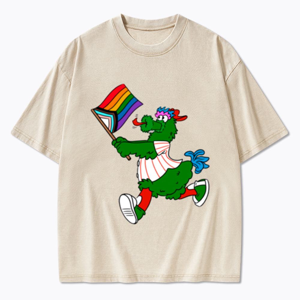 Phanatic with Pride Flag Washed T-Shirt