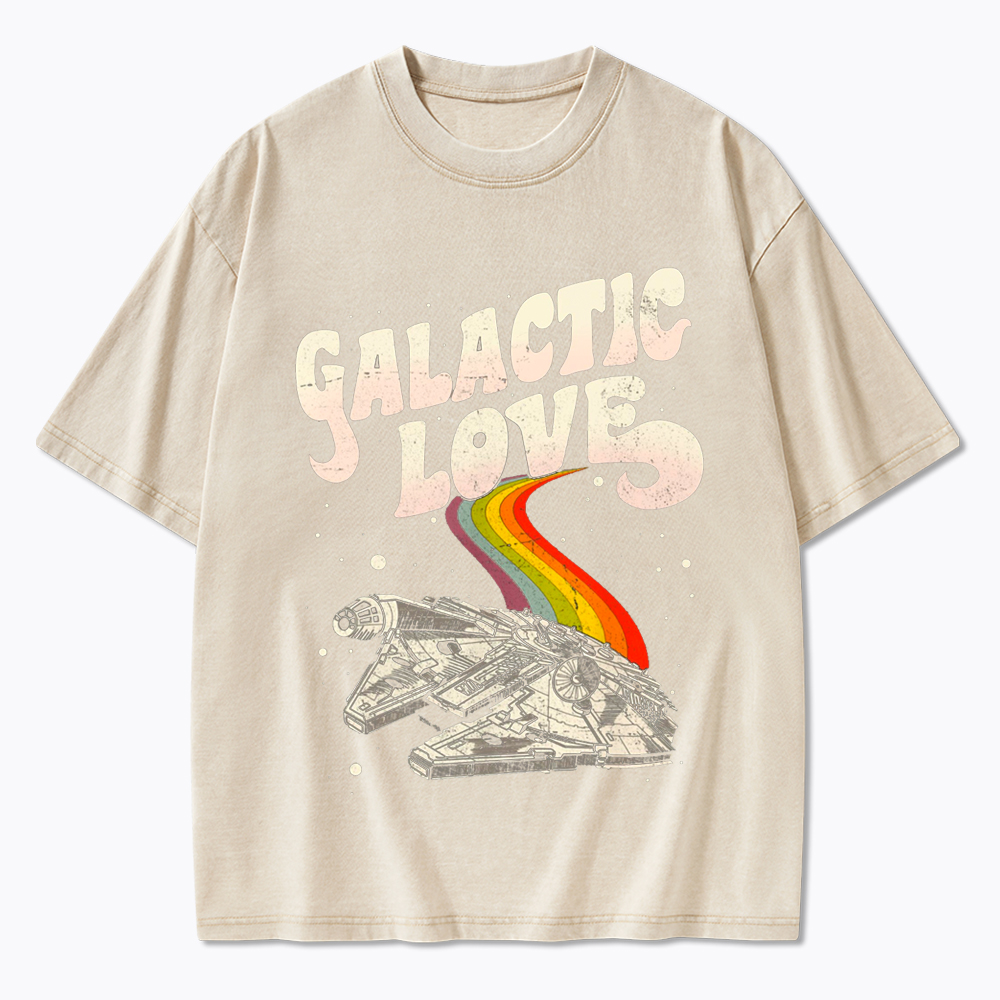 May The 4th Be With You Rainbow Washed T-Shirt