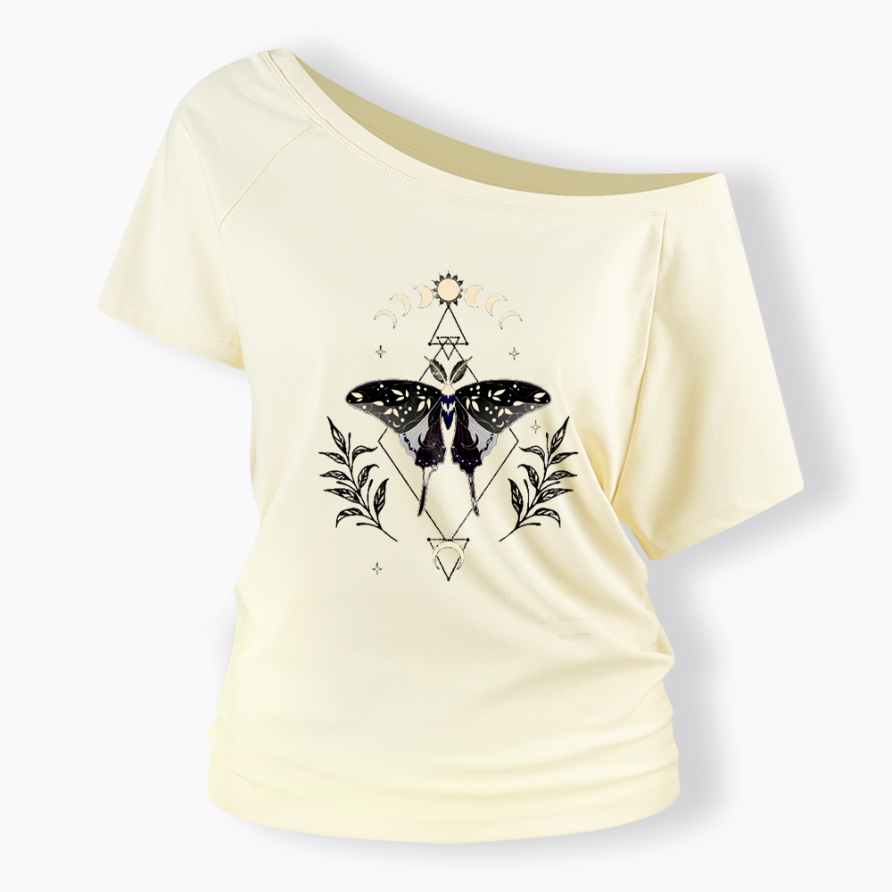 Asexual Pride Off Shoulder T-shirts