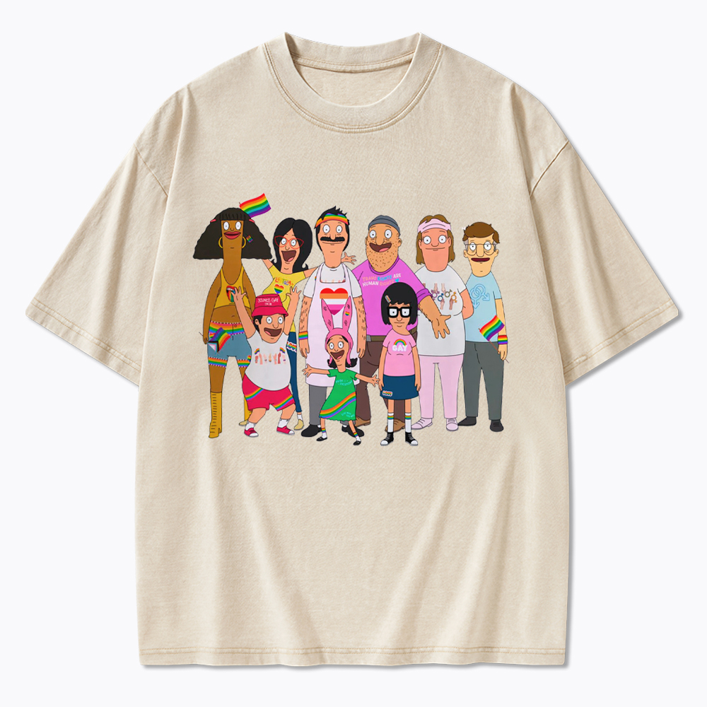 Gay Pride LGBTQIA+ Washed T-Shirt