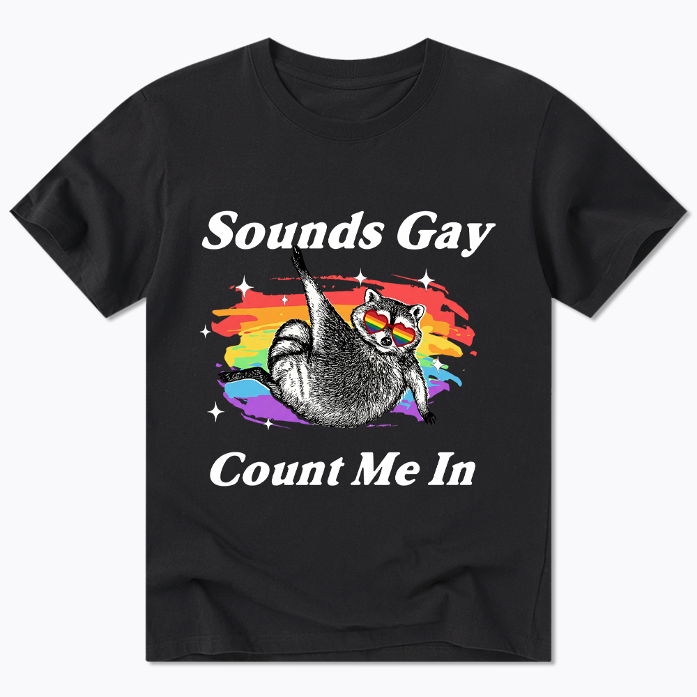 Sounds Gay Raccoon Pride  Classic T-Shirt