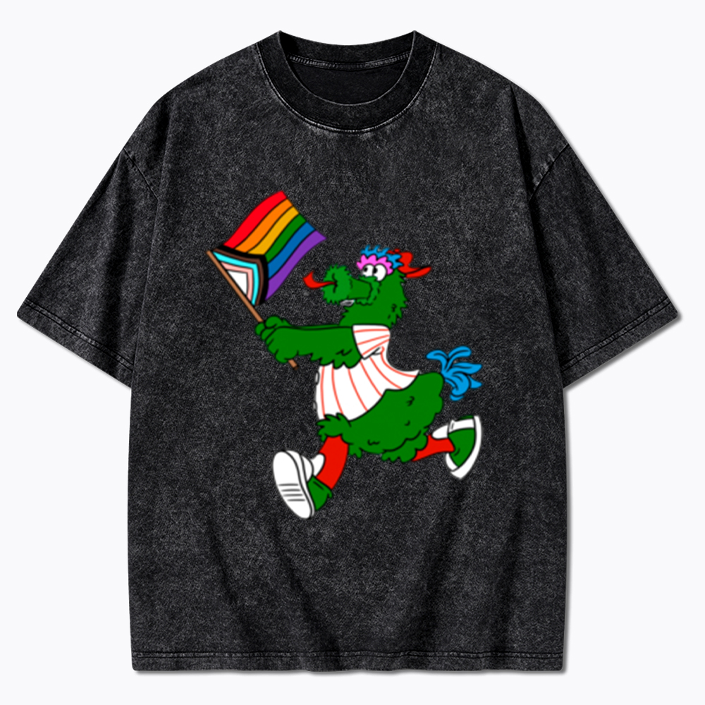 Phanatic with Pride Flag Washed T-Shirt
