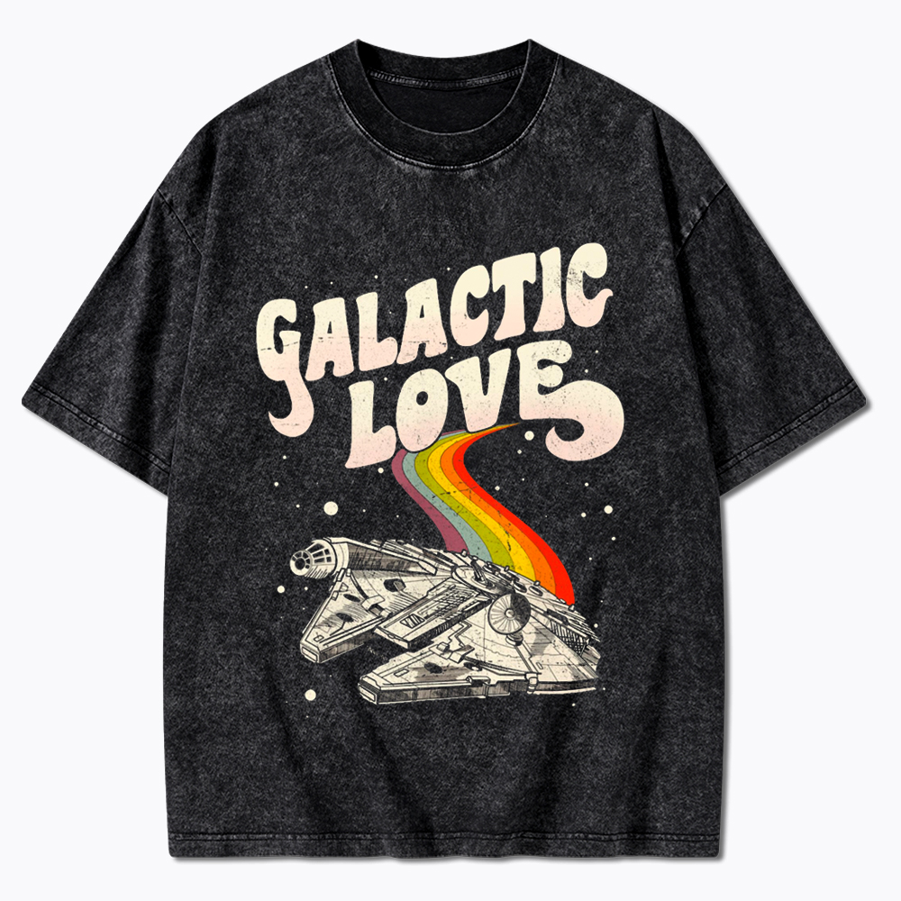 May The 4th Be With You Rainbow Washed T-Shirt