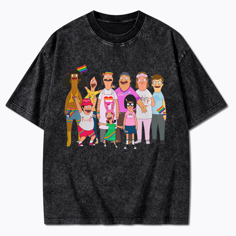 Gay Pride LGBTQIA+ Washed T-Shirt
