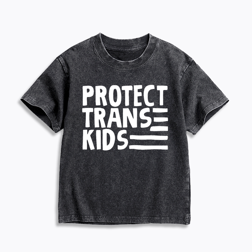 Protect Trans Kids Washed T-Shirts