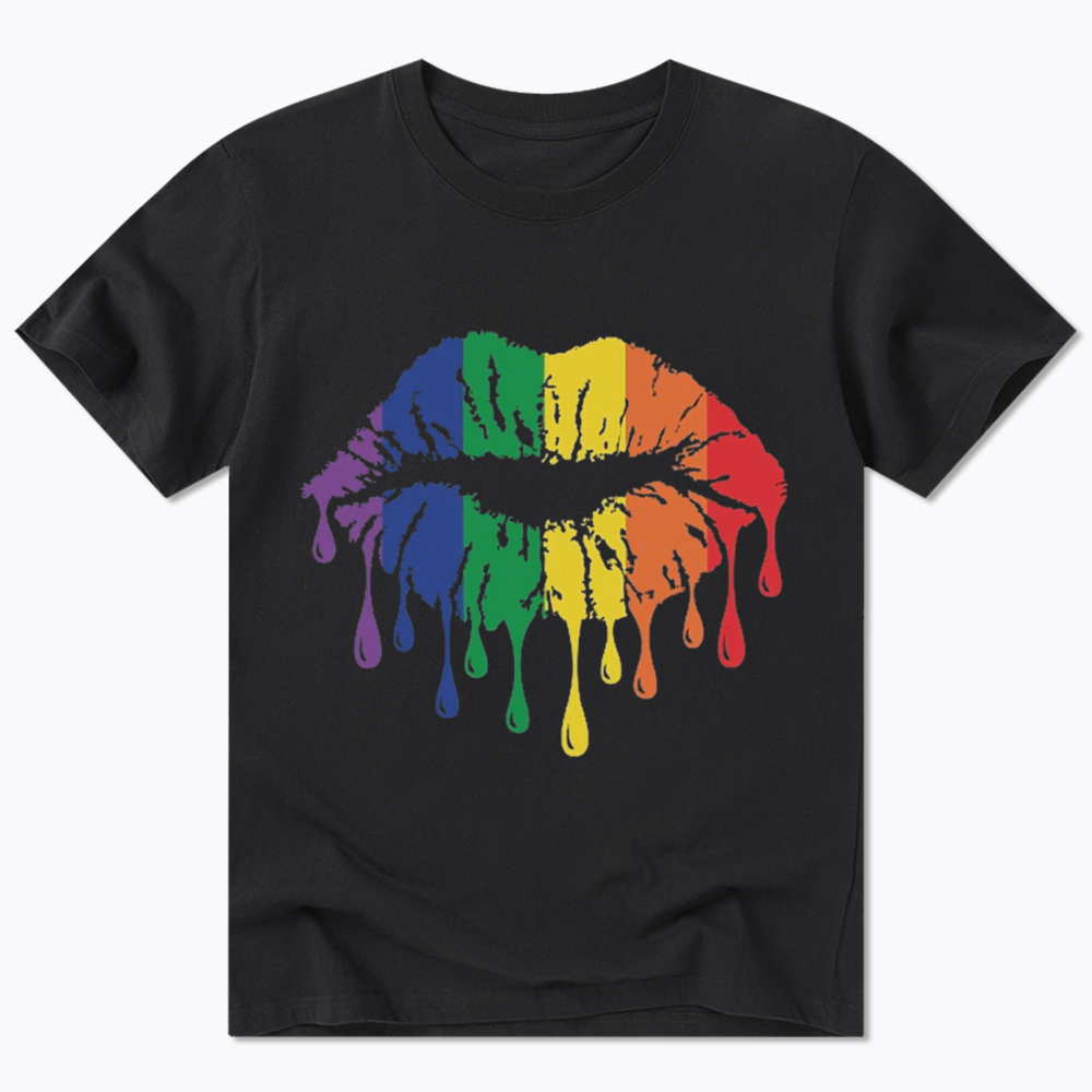 Rainbow Lips Classic T-Shirt