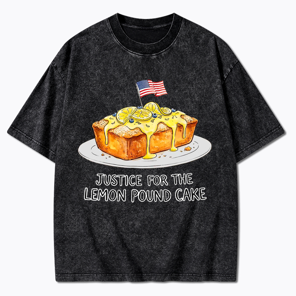 Lemon Pound Cake Washed T-Shirt