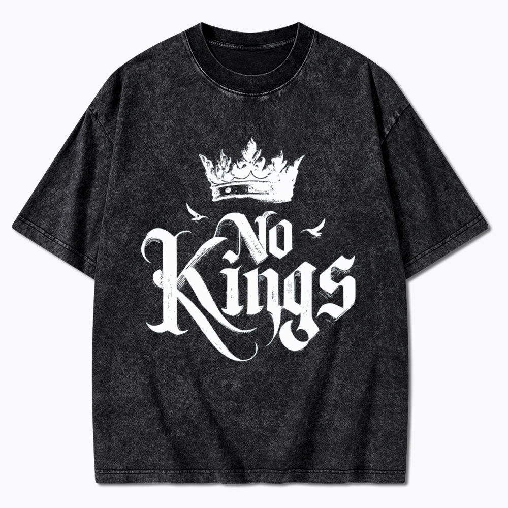 No Kings Washed T-Shirt