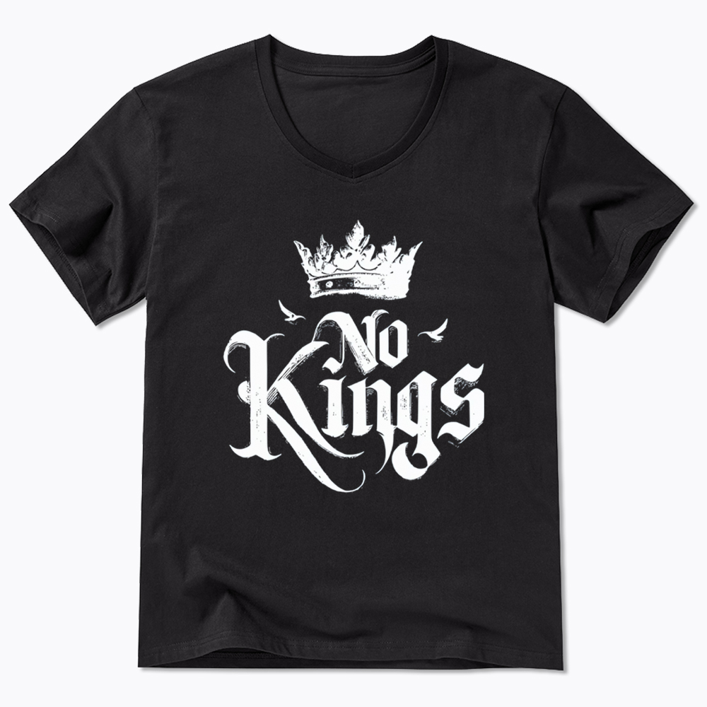 No Kings V-Neck Classic T-Shirt
