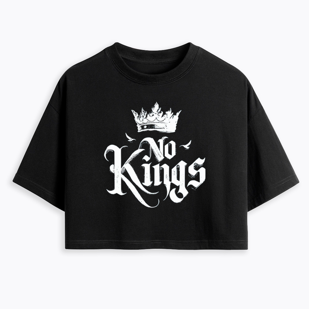 No Kings Cropped T-Shirt