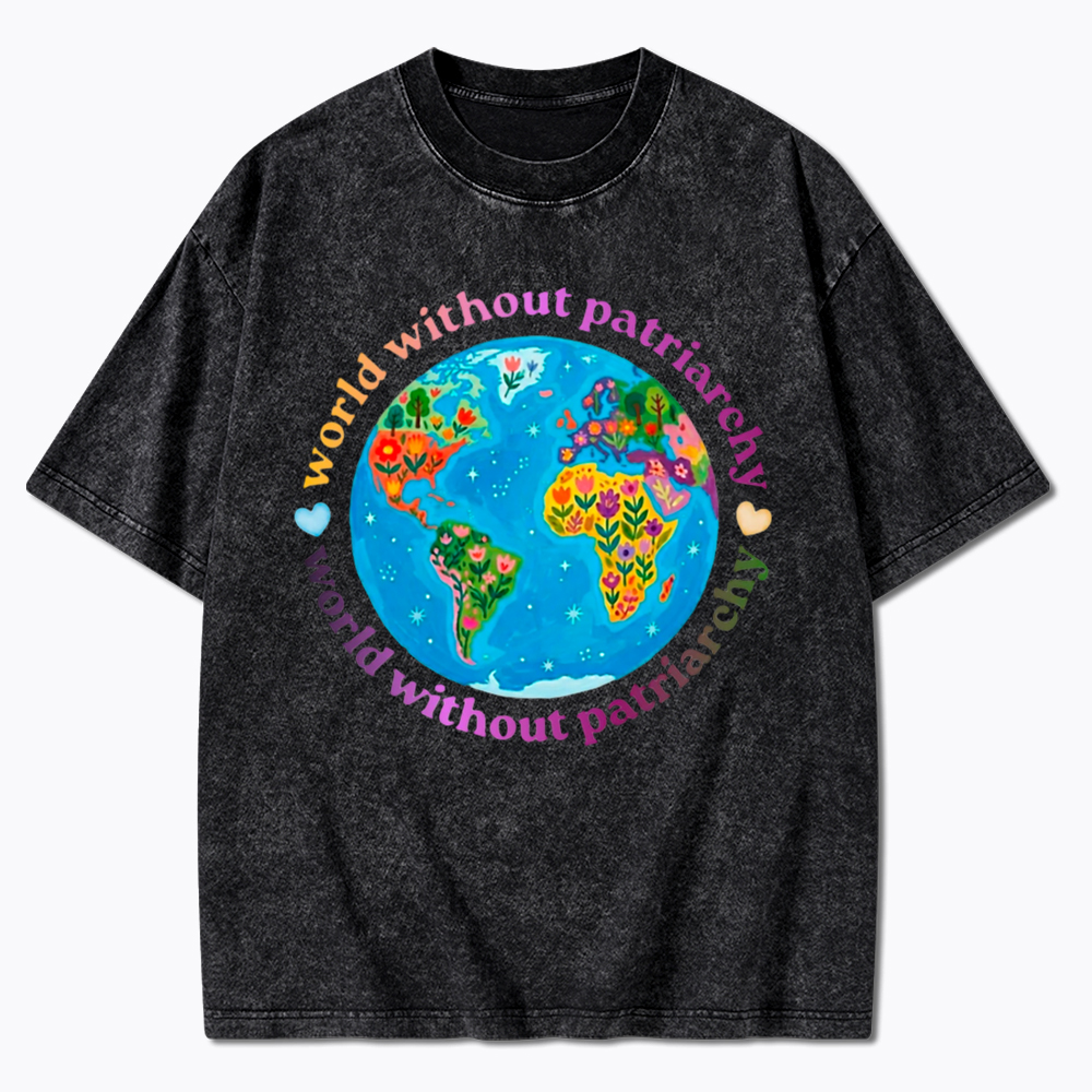 World Without Patriarchy Washed T-Shirt
