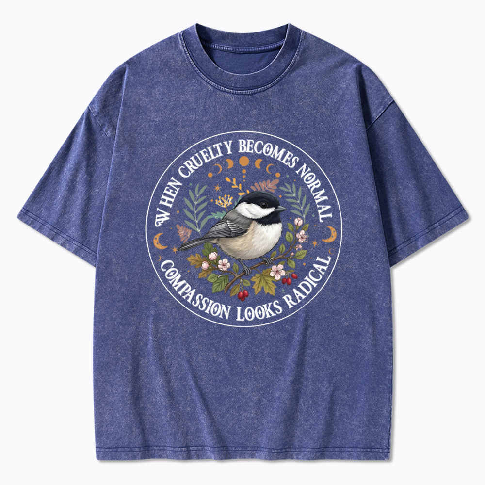 Compassion Looks Radical Washed T-Shirt